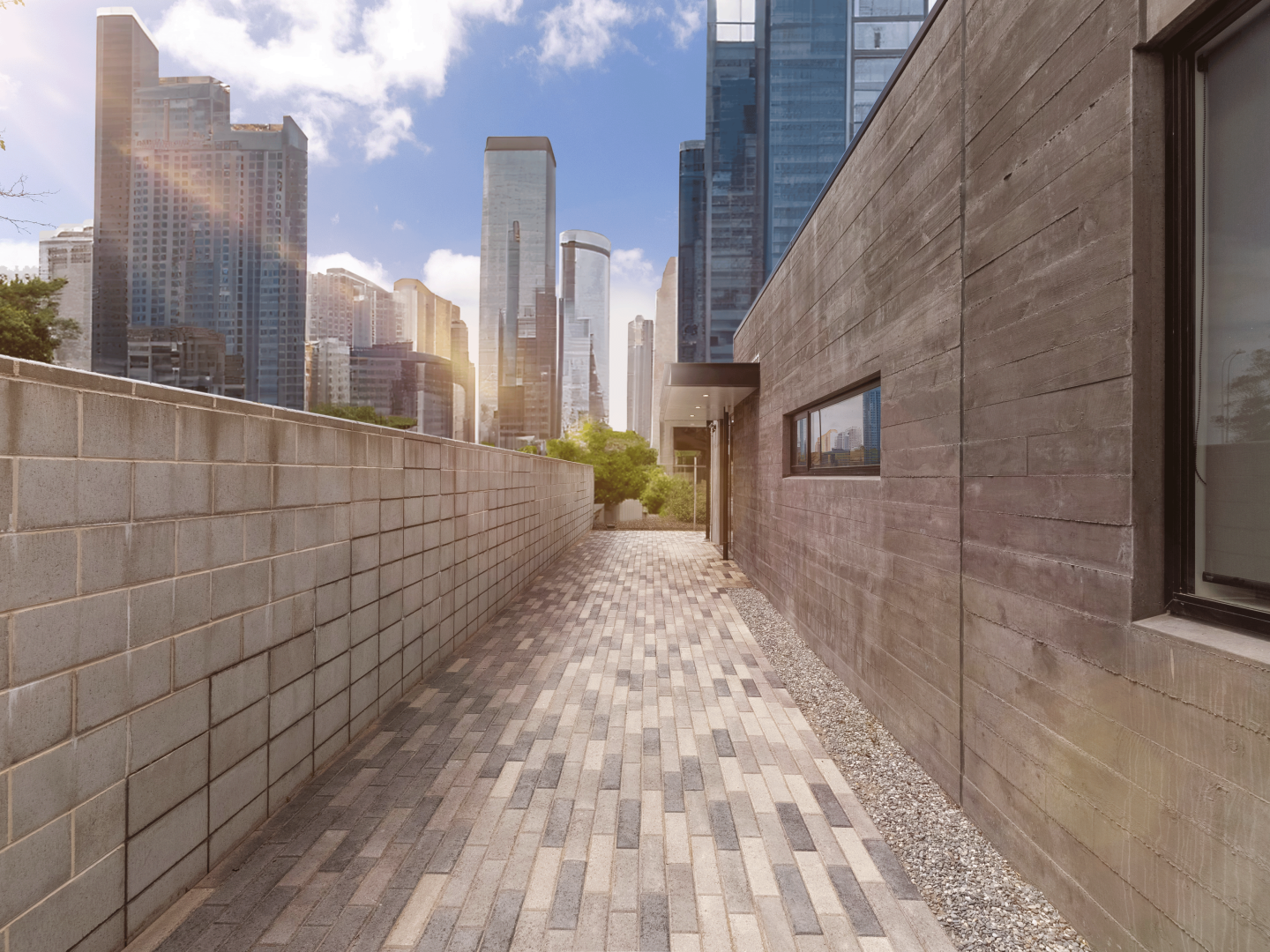 Manhattan Paver City Skyline