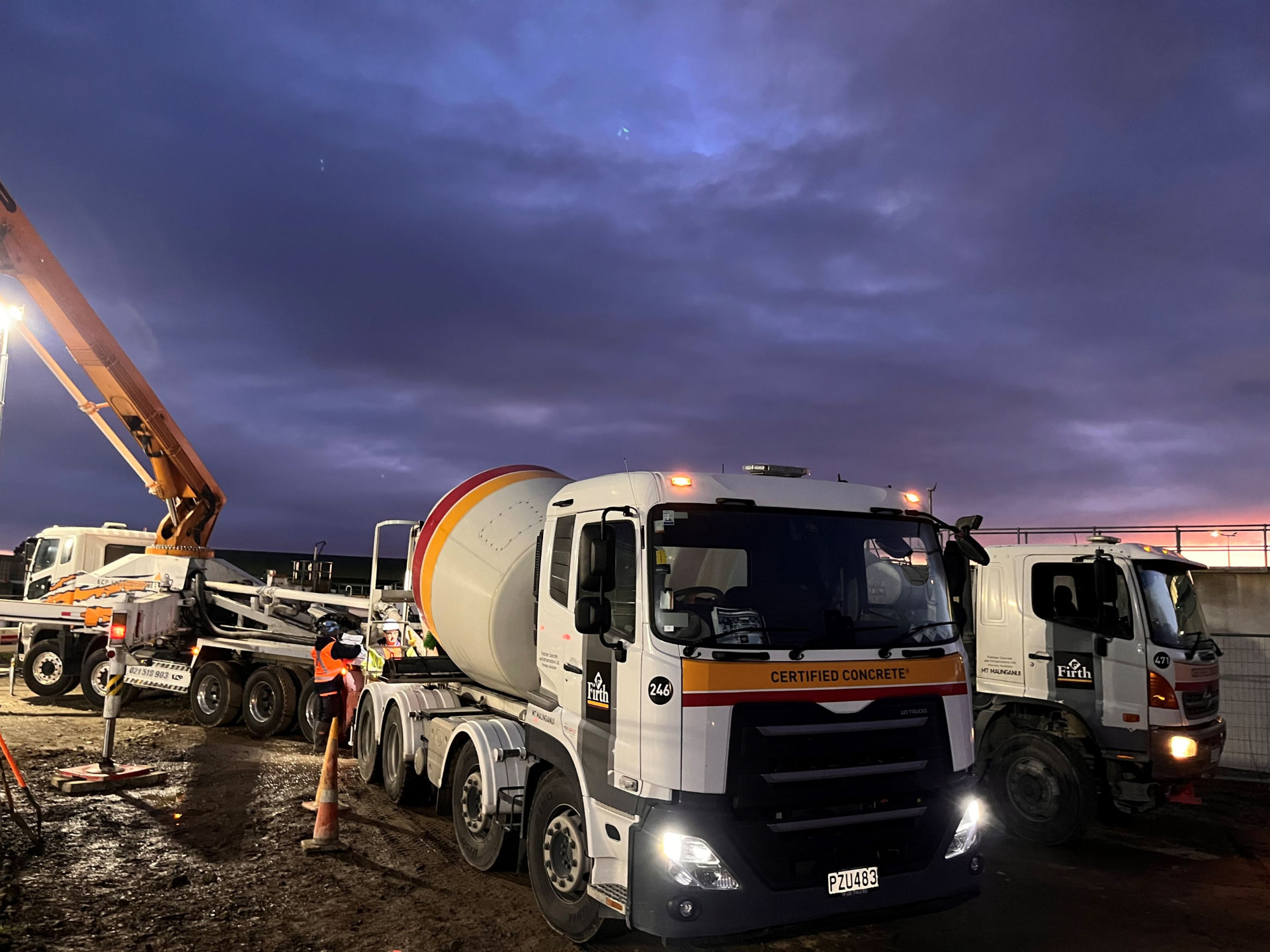 Firth Trucks for Tauranga Clarifieer