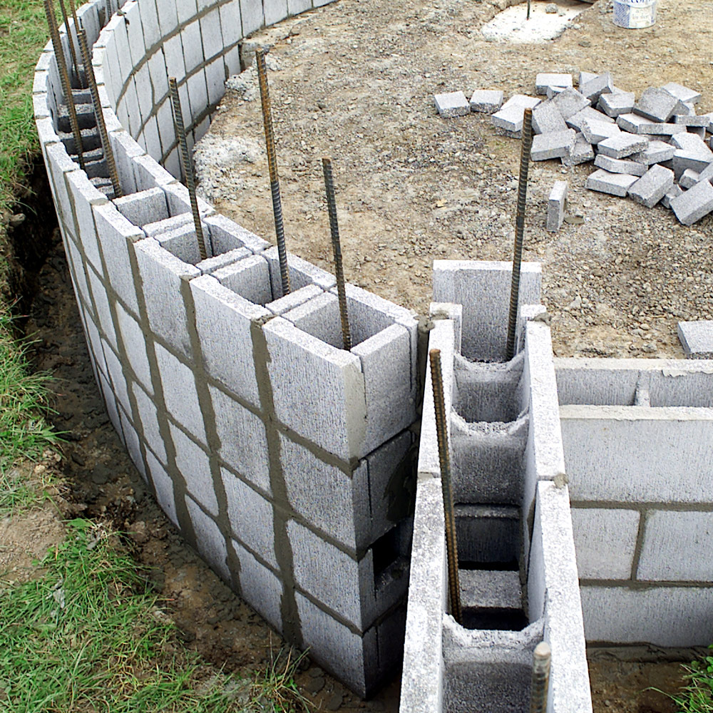 Commercial Grey Masonry Firth Concrete Blocks